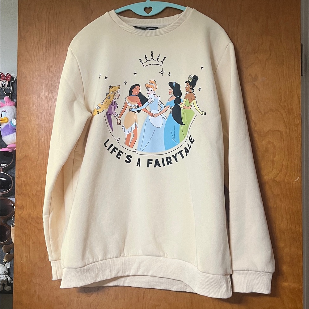 Cakeworthy Disney Cream Princess Sweatshirt
